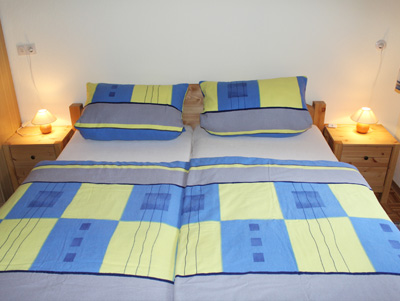 Schlafzimmer der Ferienwohnung Schlafzimmer in der Ferienwohnung