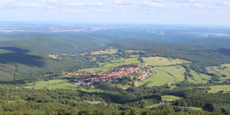 Blick auf Sandberg